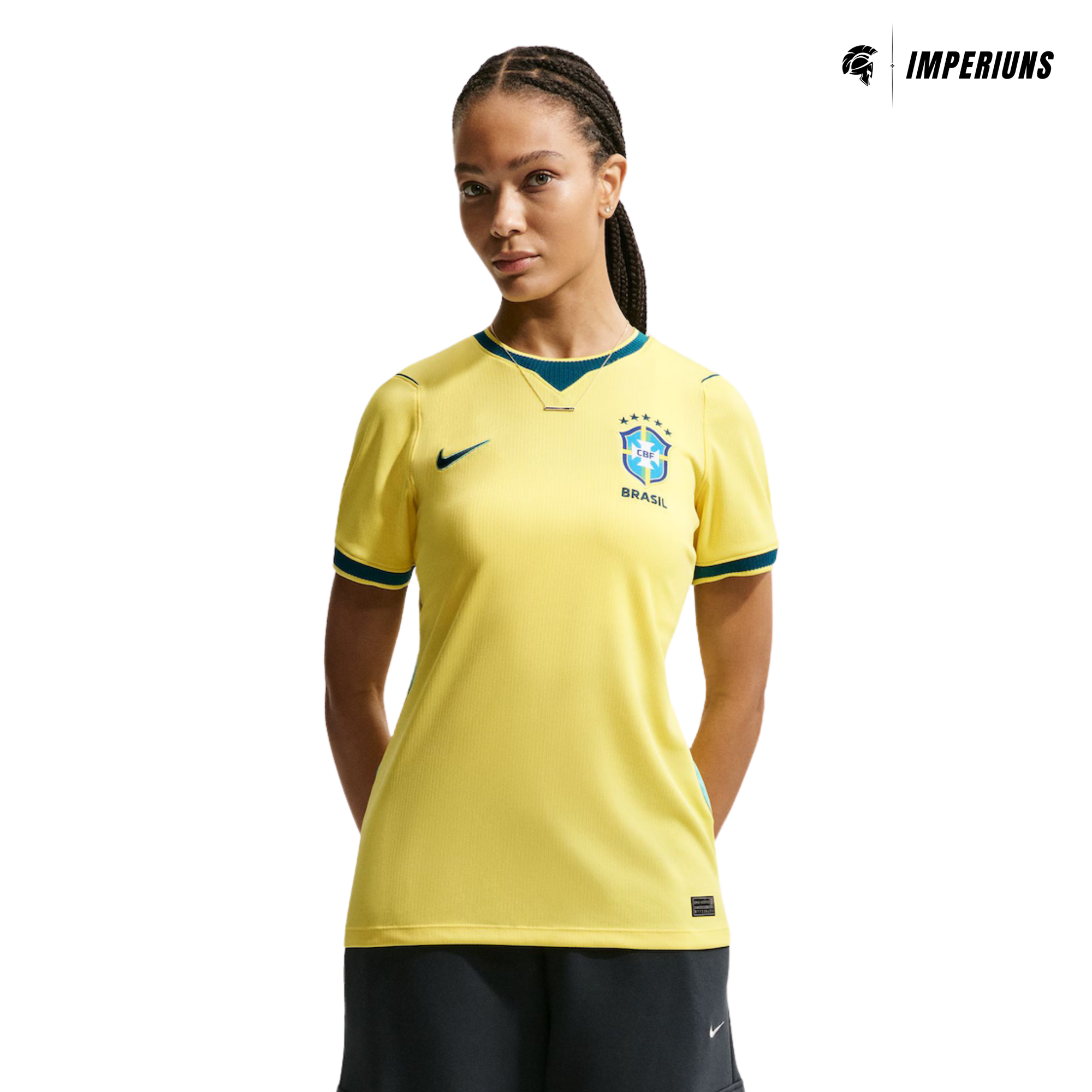 Camisa Brasil Feminina 26/27 Home