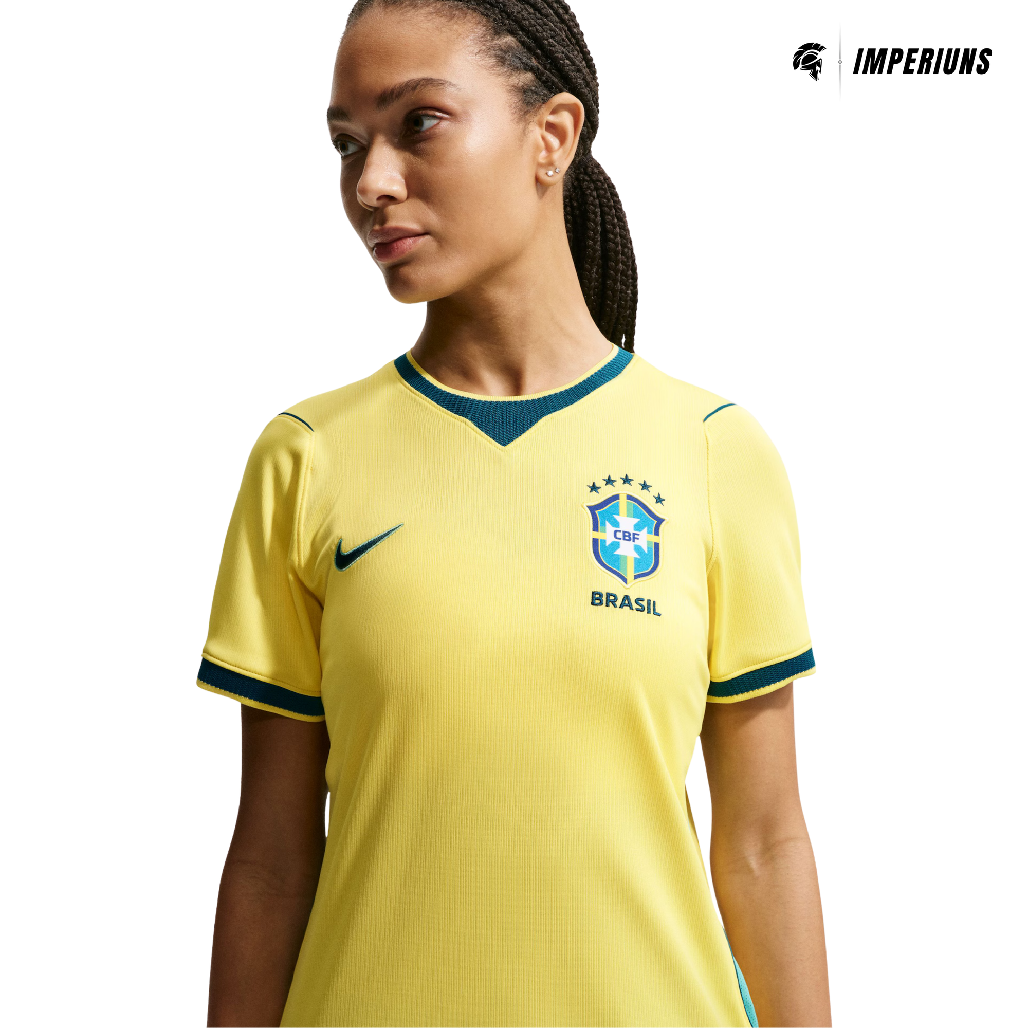 Camisa Brasil Feminina 26/27 Home