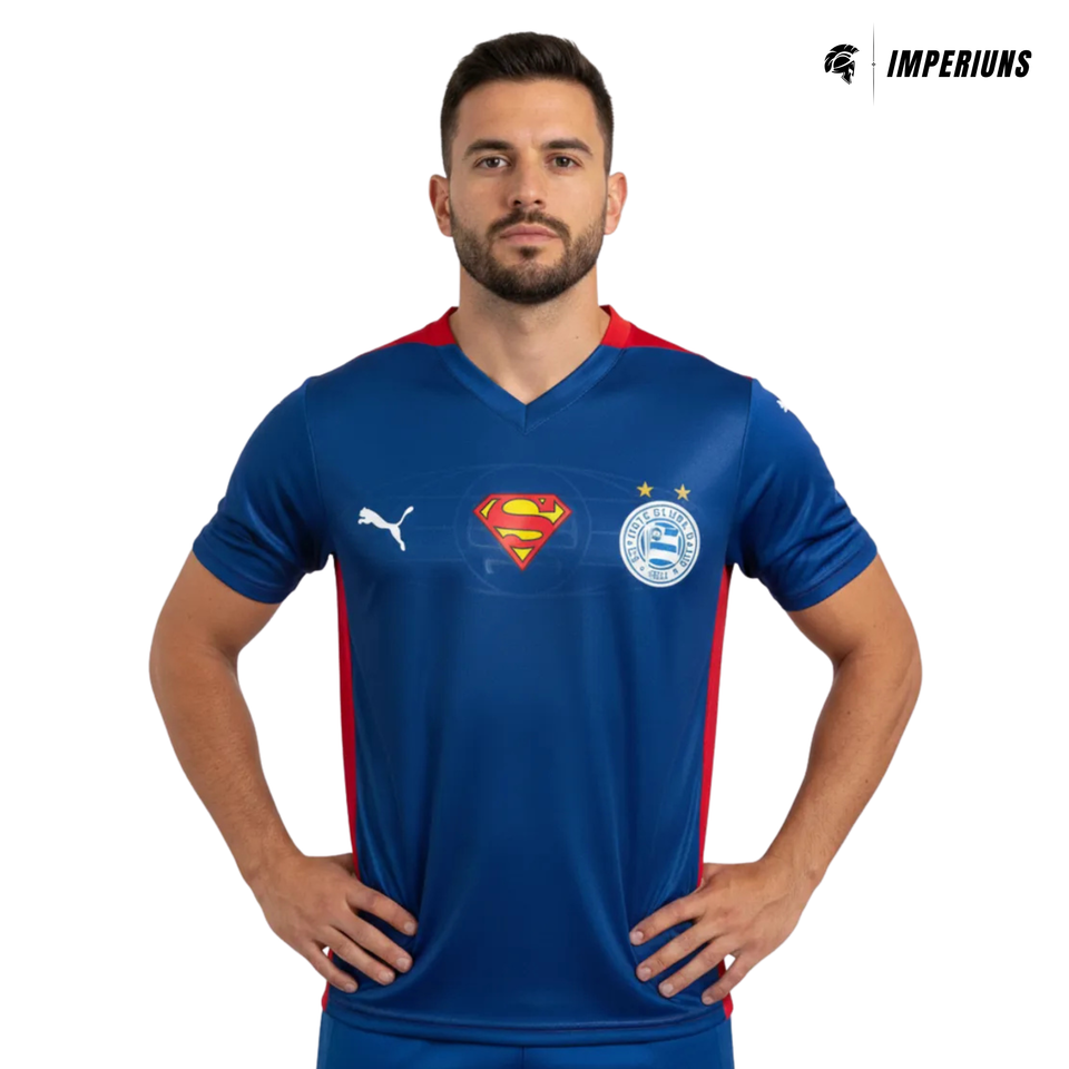 Camisa Bahia + SuperMan 25/26 Parceria DC Studios