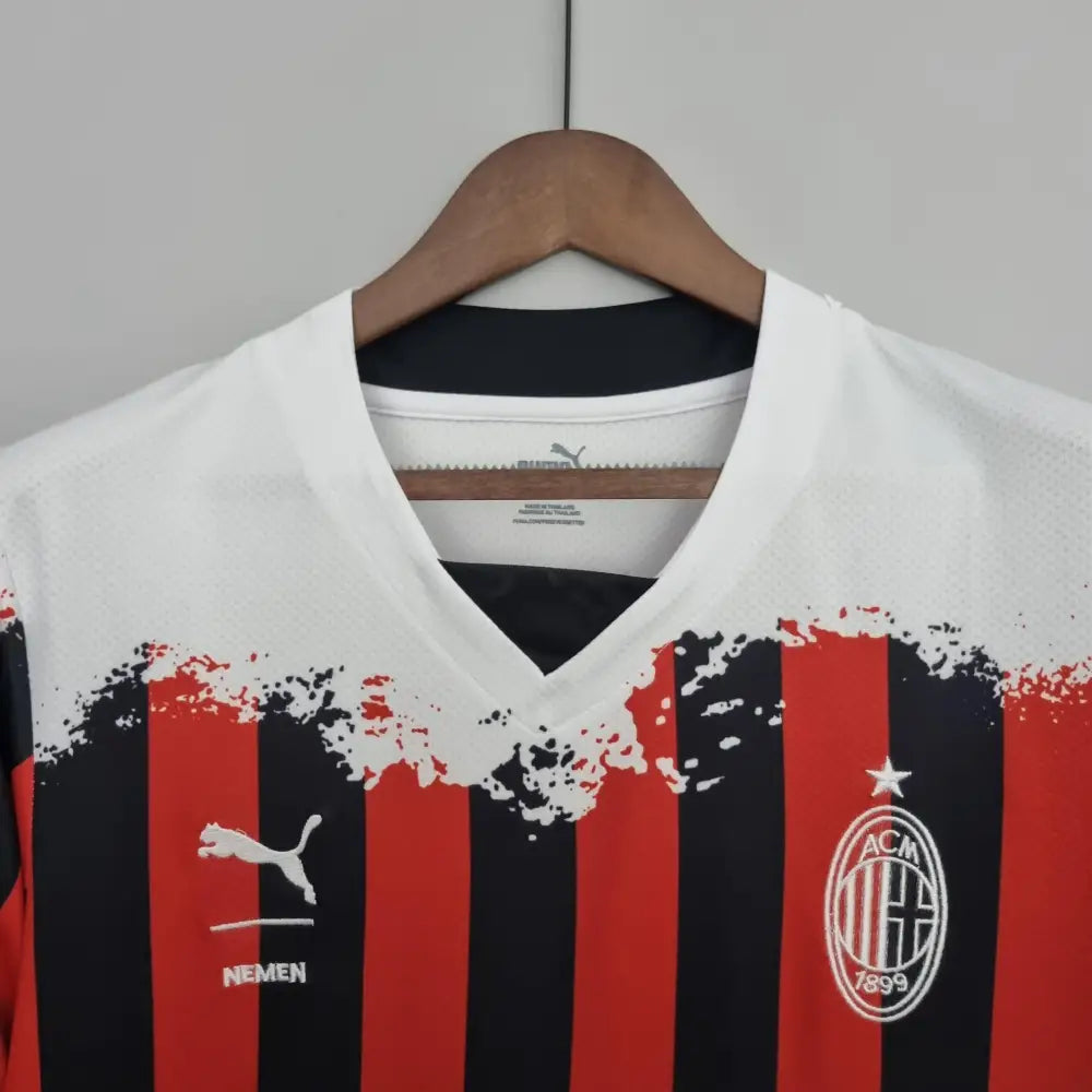 Camisa AC Milan 2022/23 Nemen Quarta Camisas de Futebol