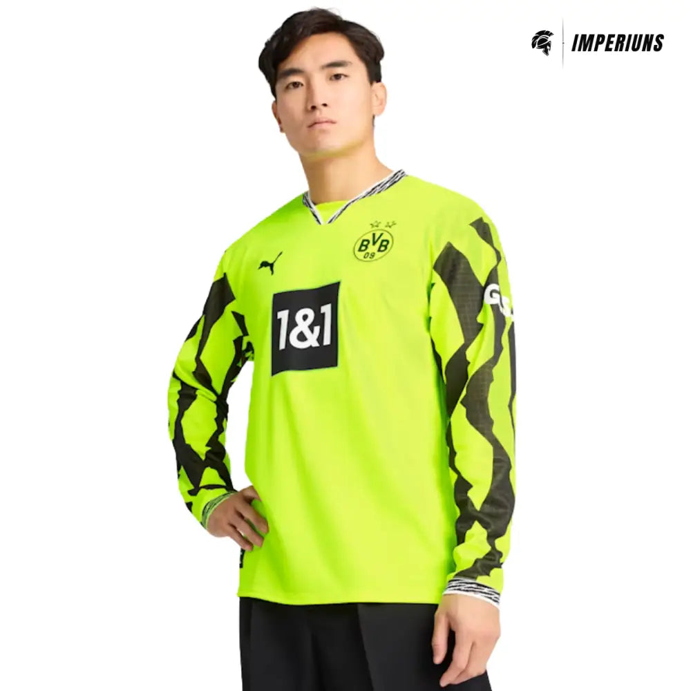 Camisa Borussia Dortmund Manga Longa 2024/25 Home Camisas de Futebol