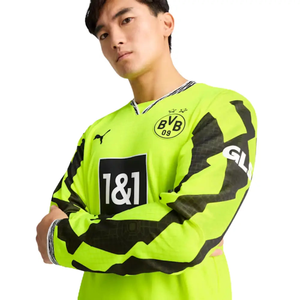 Camisa Borussia Dortmund Manga Longa 2024/25 Home Camisas de Futebol