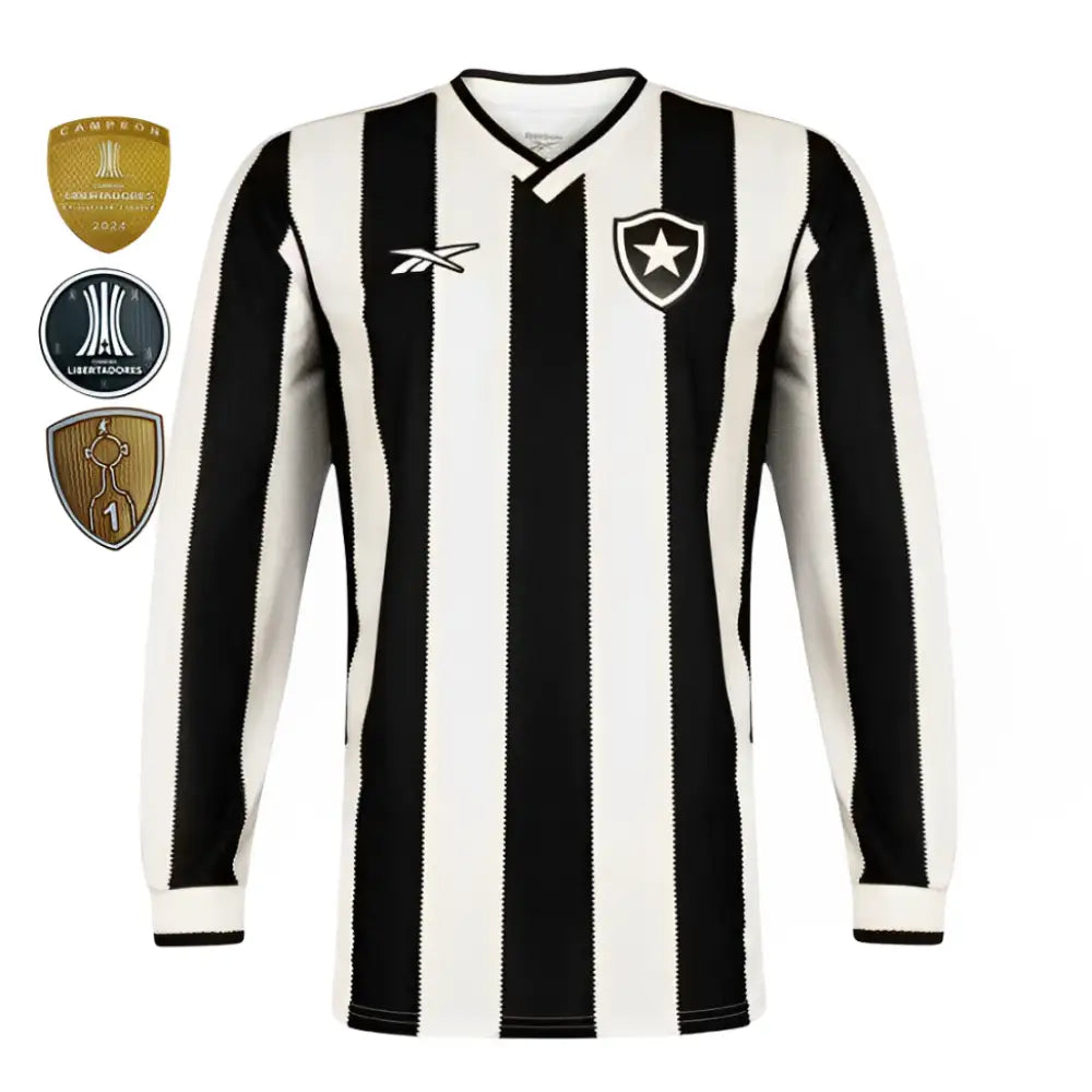 Camisa Botafogo Manga Longa 2024/25 Home Camisas de Futebol
