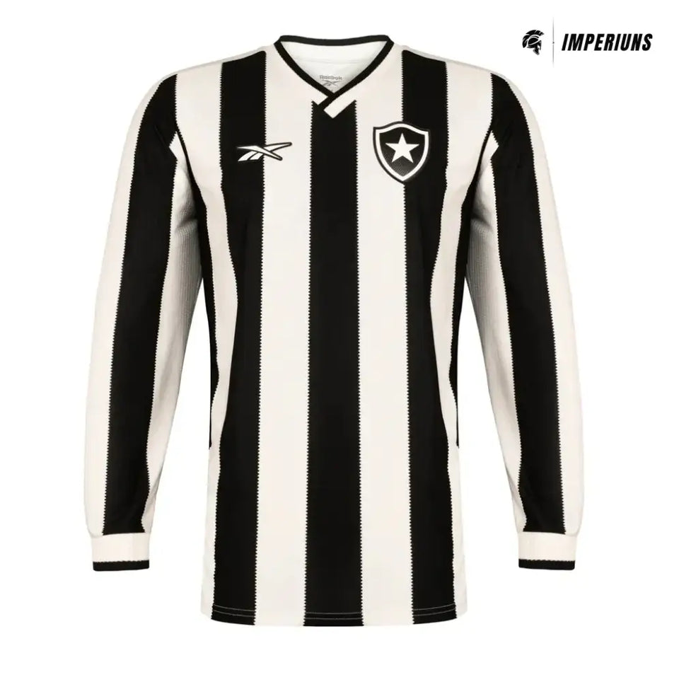 Camisa Botafogo Manga Longa 2024/25 Home Camisas de Futebol