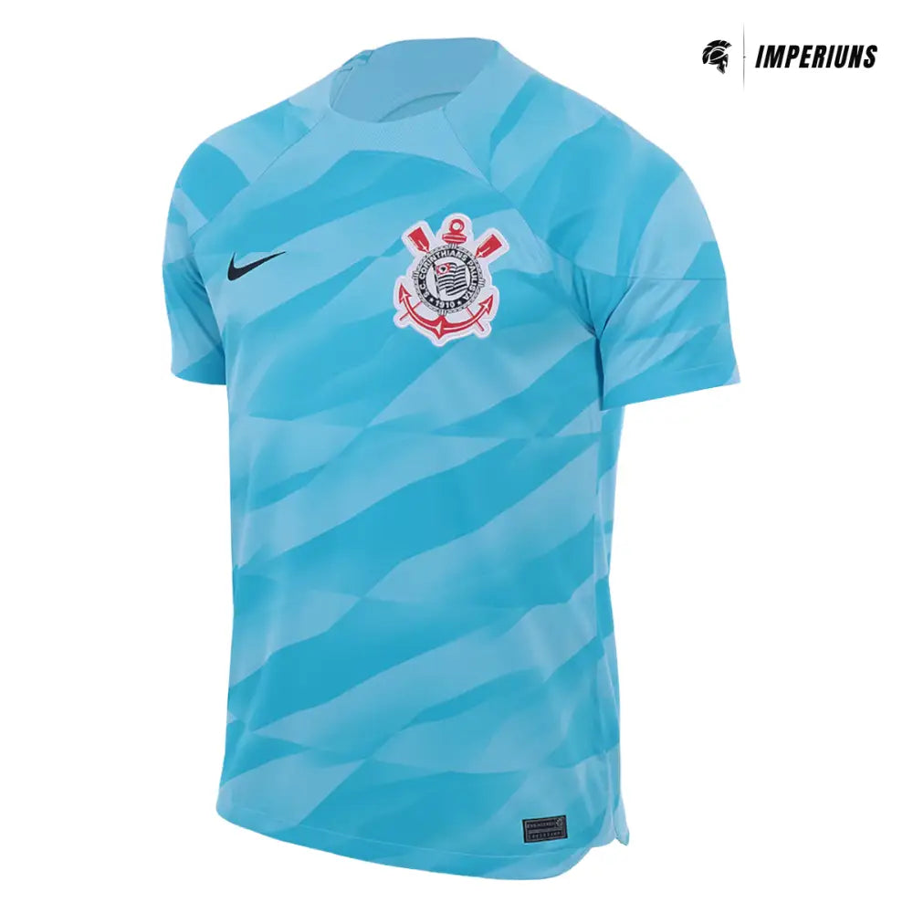 Camisa Corinthians 2023/24 Cássio Azul Camisas de Futebol