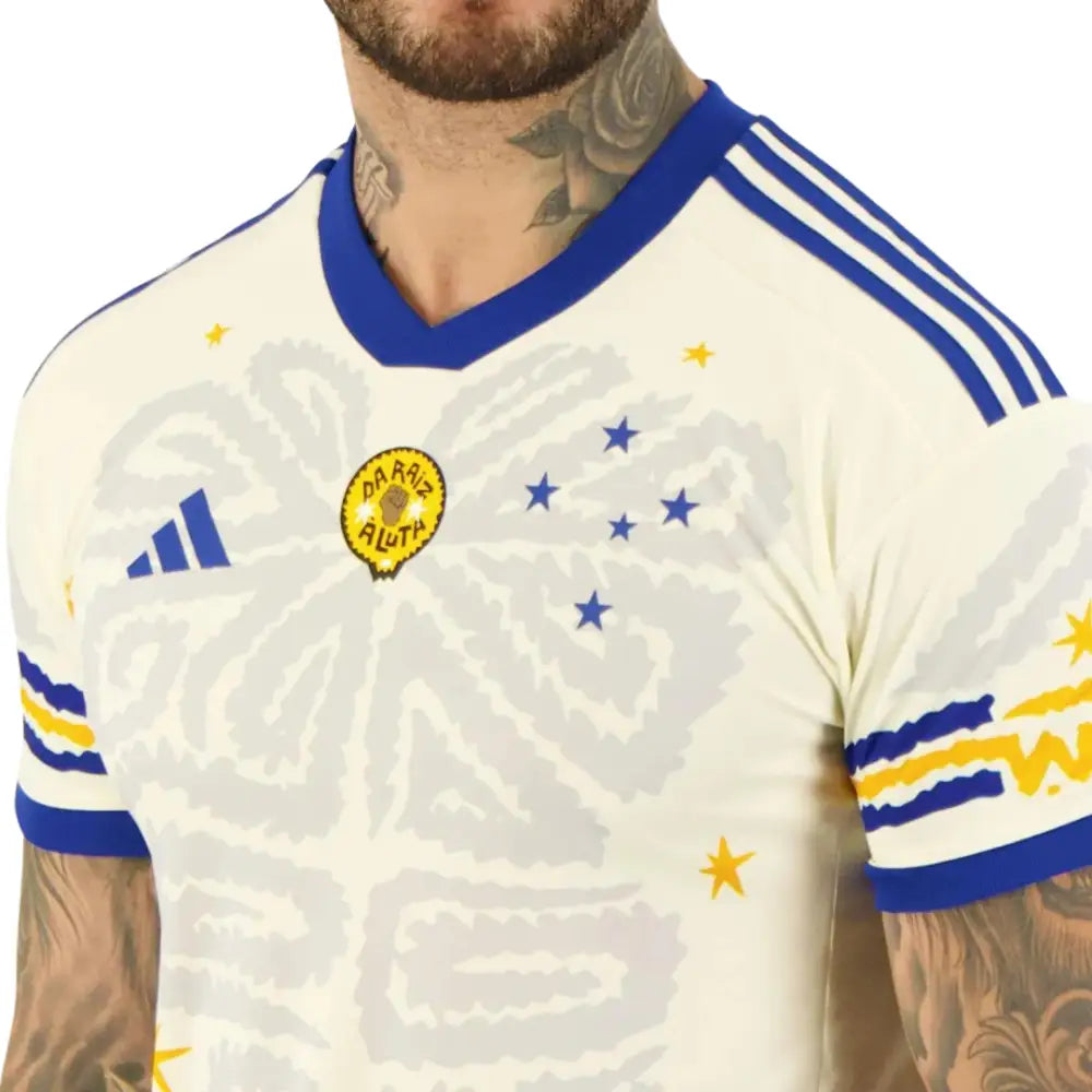 Camisa Cruzeiro 2023/24 Consciência Negra Camisas de Futebol