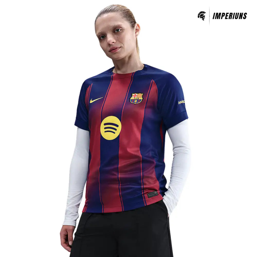 Camisa Feminina Barcelona 2025/26 Home Camisas de Futebol