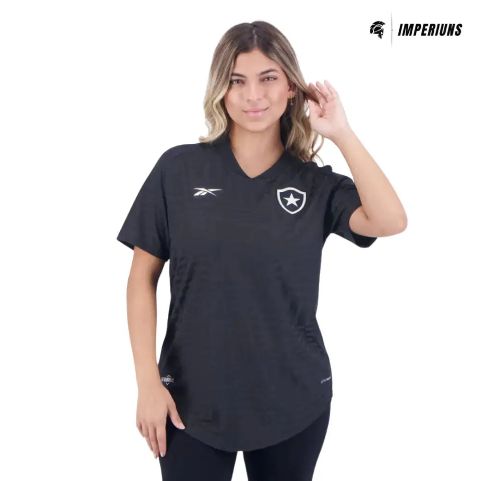 Camisa FEMININA Botafogo 23/24 Away Preta Camisas de Futebol