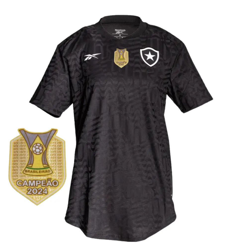 Camisa FEMININA Botafogo 23/24 Away Preta Camisas de Futebol