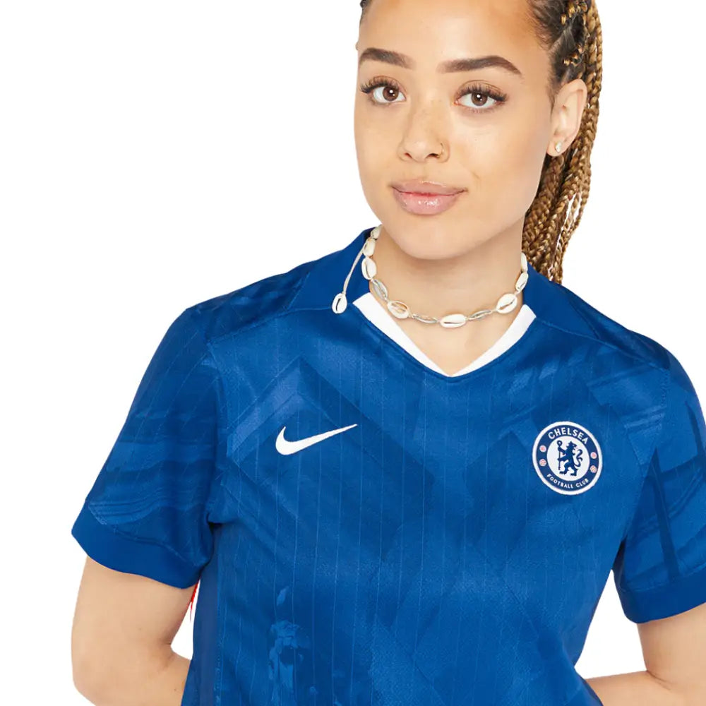 Camisa Feminina Chelsea 2025/26 Home Camisas de Futebol