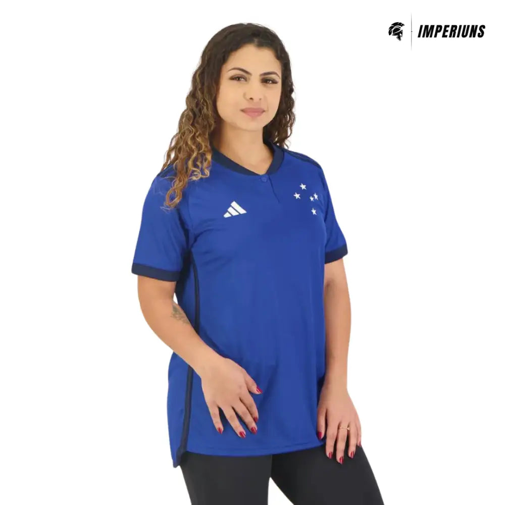 Camisa Feminina Cruzeiro 2023/24 Home Camisas de Futebol