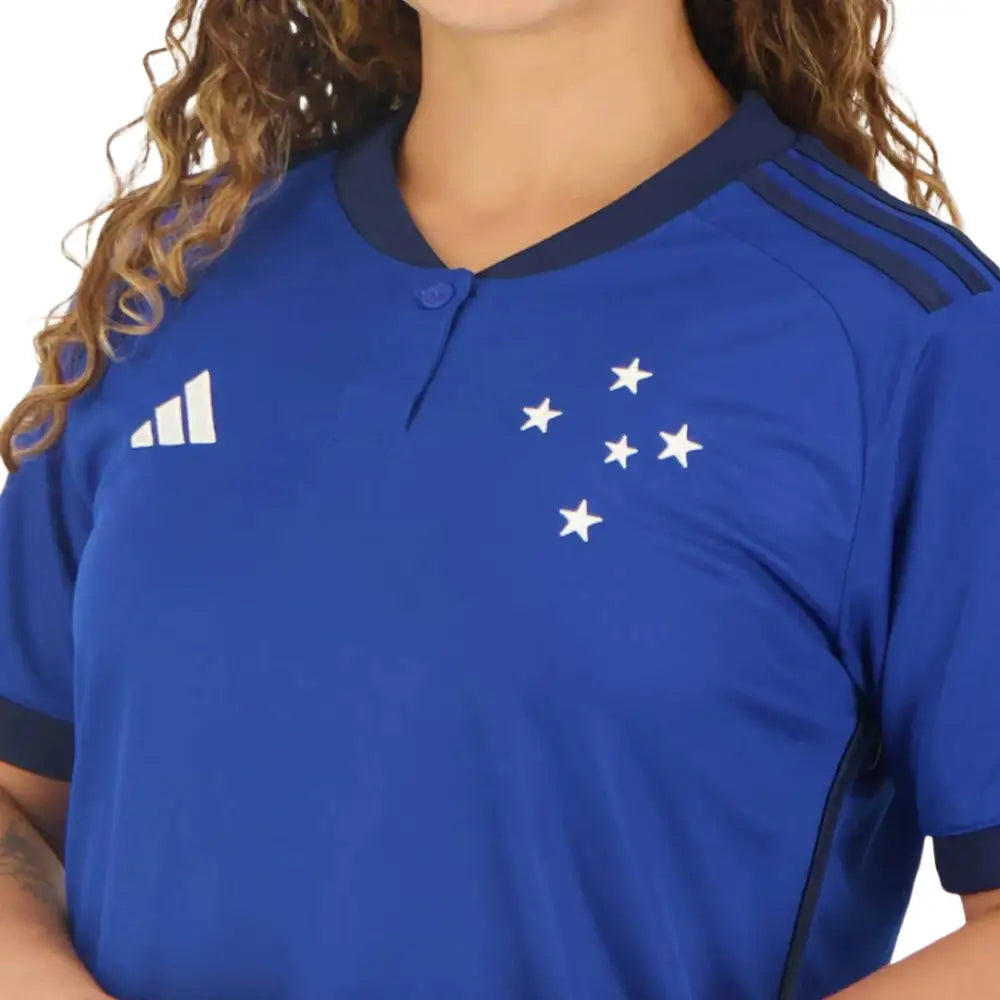 Camisa Feminina Cruzeiro 2023/24 Home Camisas de Futebol
