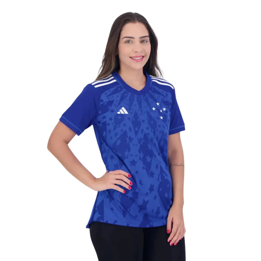 Camisa Feminina Cruzeiro 2024/25 Home Camisas de Futebol
