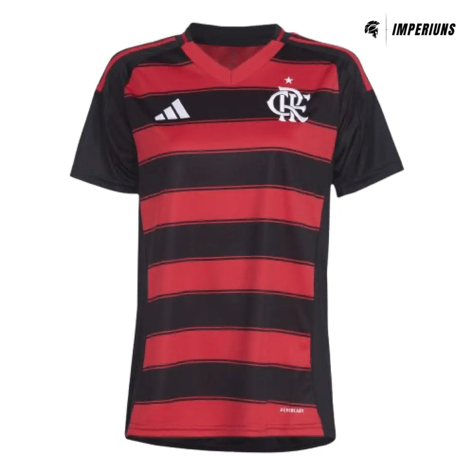 Camisa Feminina Flamengo 2025/26 Home Camisas de Futebol
