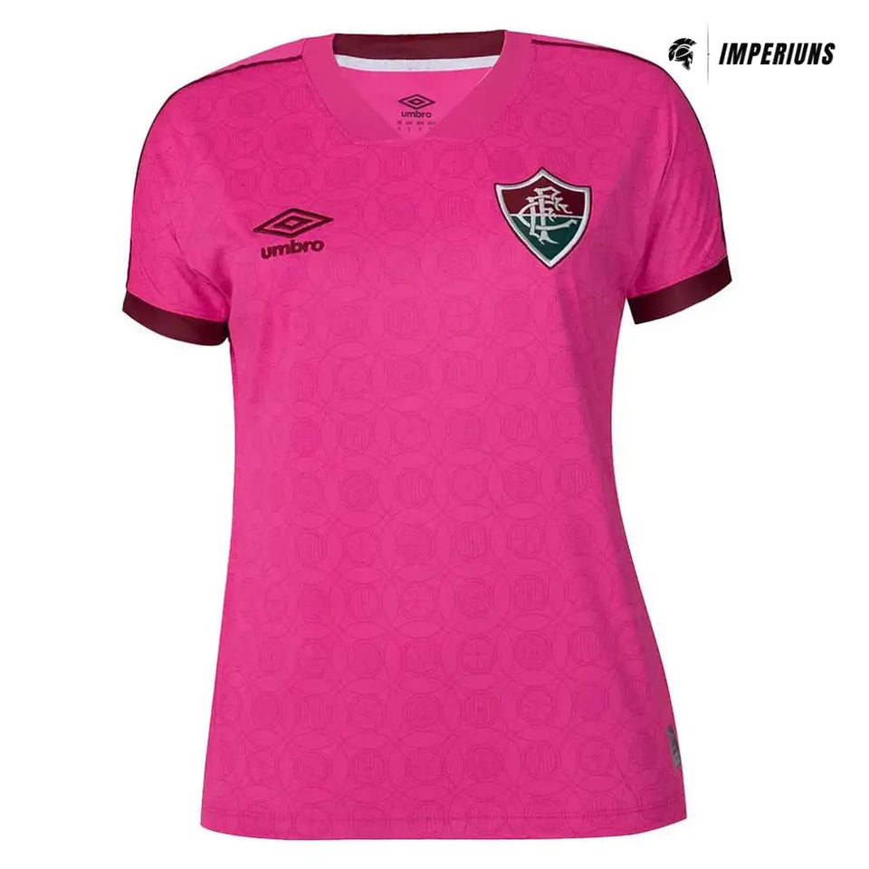 Camisa Feminina Fluminense 23/24 Outubro Rosa Camisas de Futebol