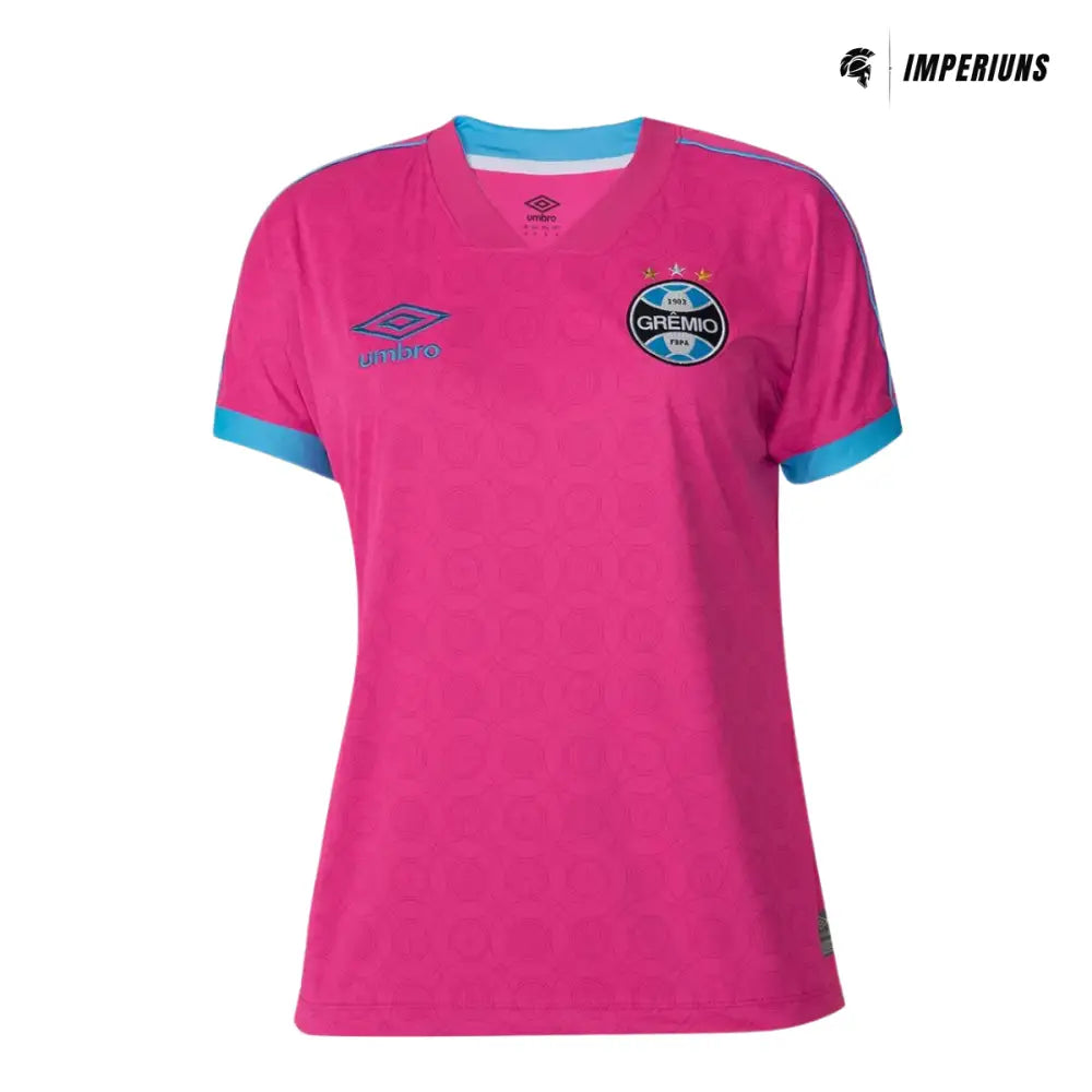 Camisa Feminina Grêmio Outubro Rosa 23/24 Camisas de Futebol