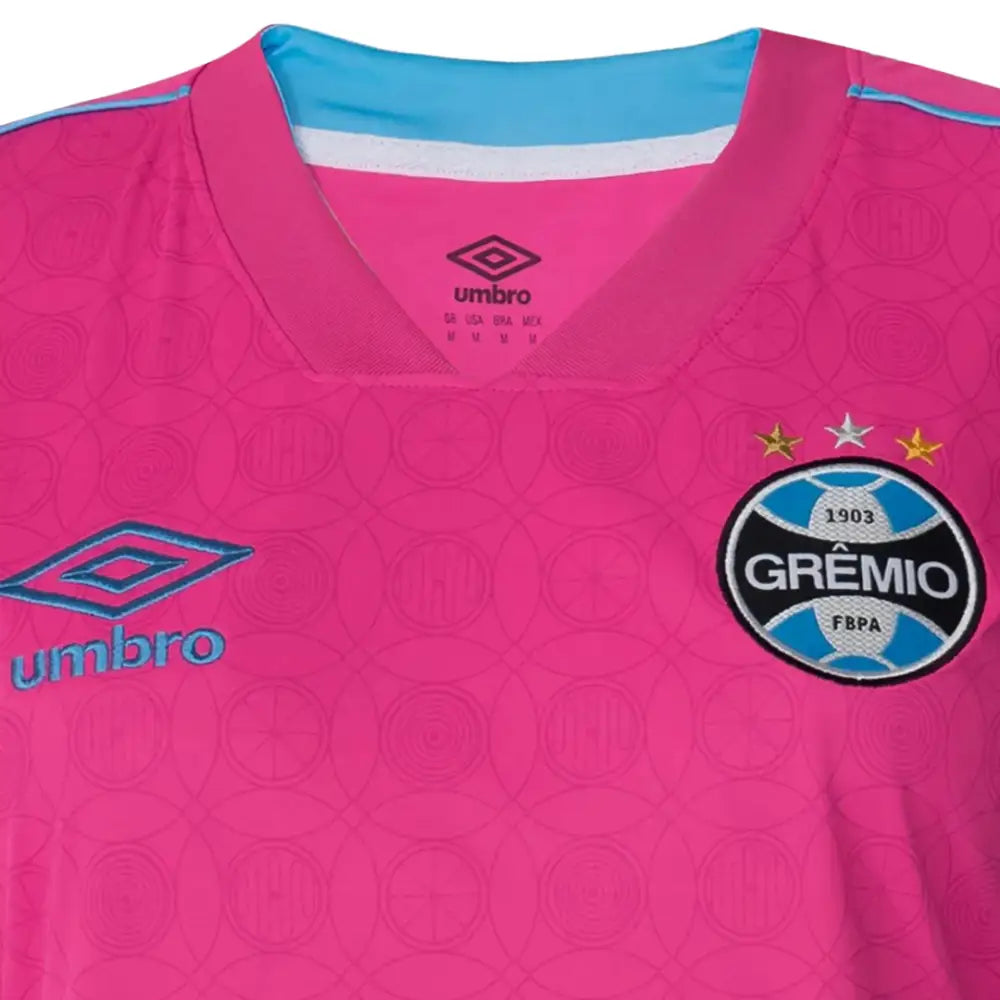 Camisa Feminina Grêmio Outubro Rosa 23/24 Camisas de Futebol