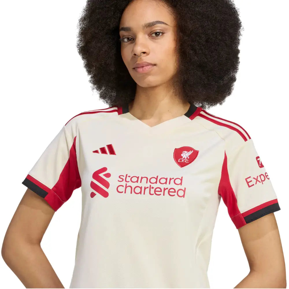 Camisa Feminina Liverpool 2025/26 Away Camisas de Futebol