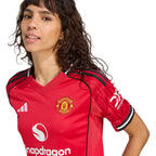 Camisa Feminina Manchester United 2025/26 Home Camisas de Futebol