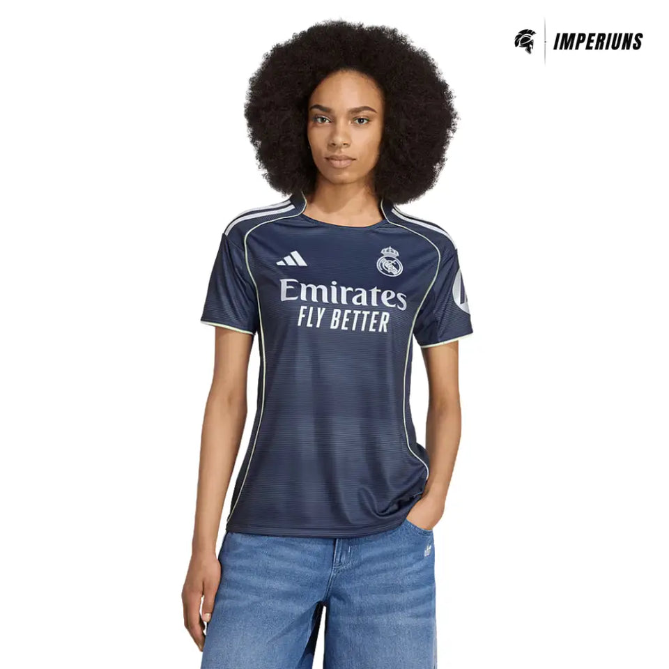 Camisa Feminina Real Madrid 2025/26 Away Camisas de Futebol