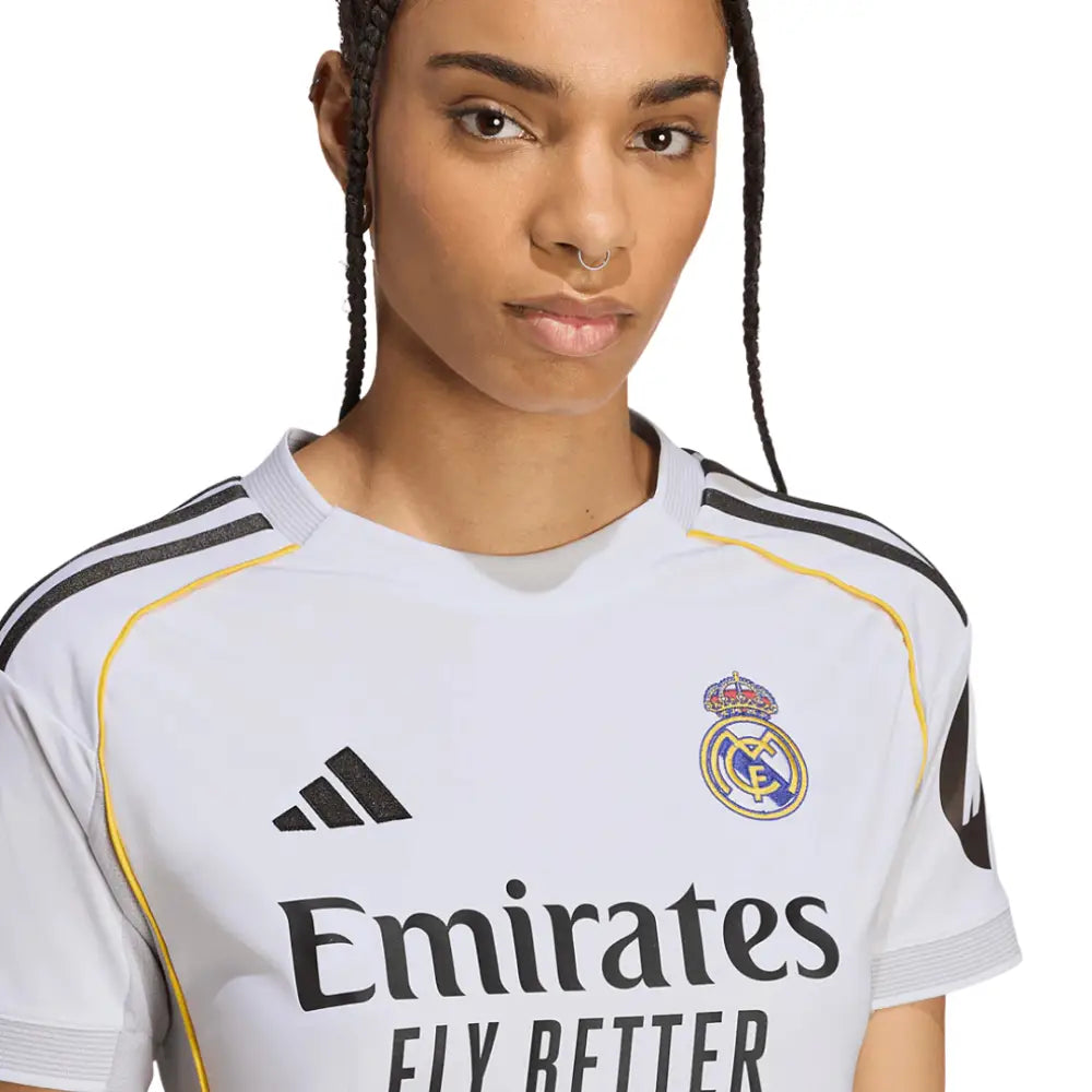 Camisa Feminina Real Madrid 2025/26 Home Camisas de Futebol