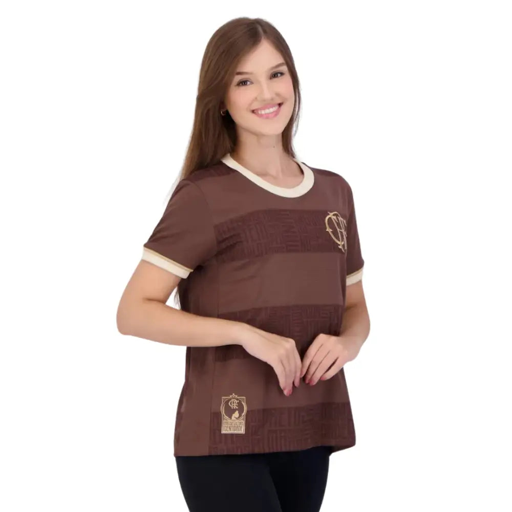 Camisa Flamengo Feminina Identidade Consciência Negra 2024 Camisas de Futebol