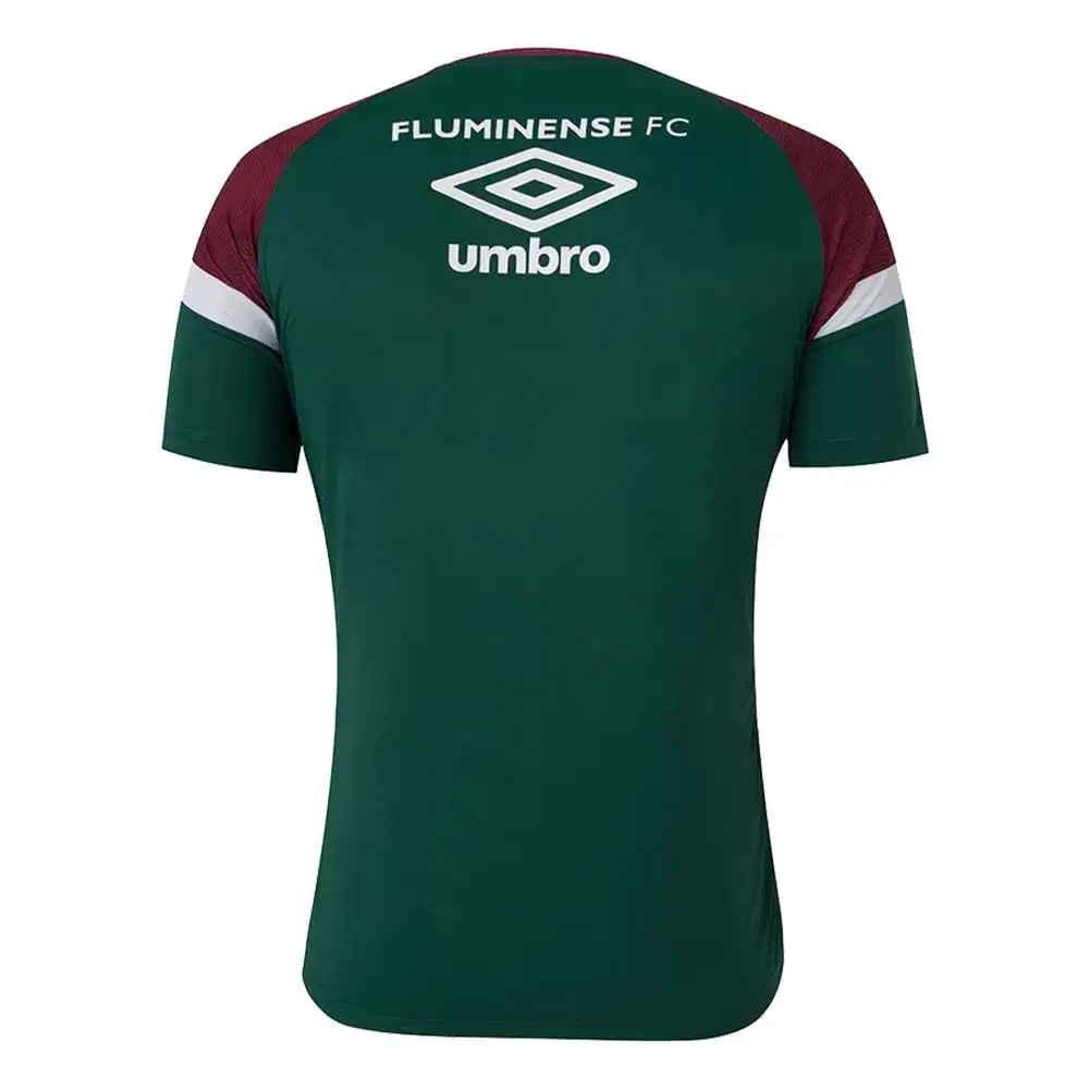 Camisa Fluminense Treino 23/24 Verde Grená Camisas de Futebol