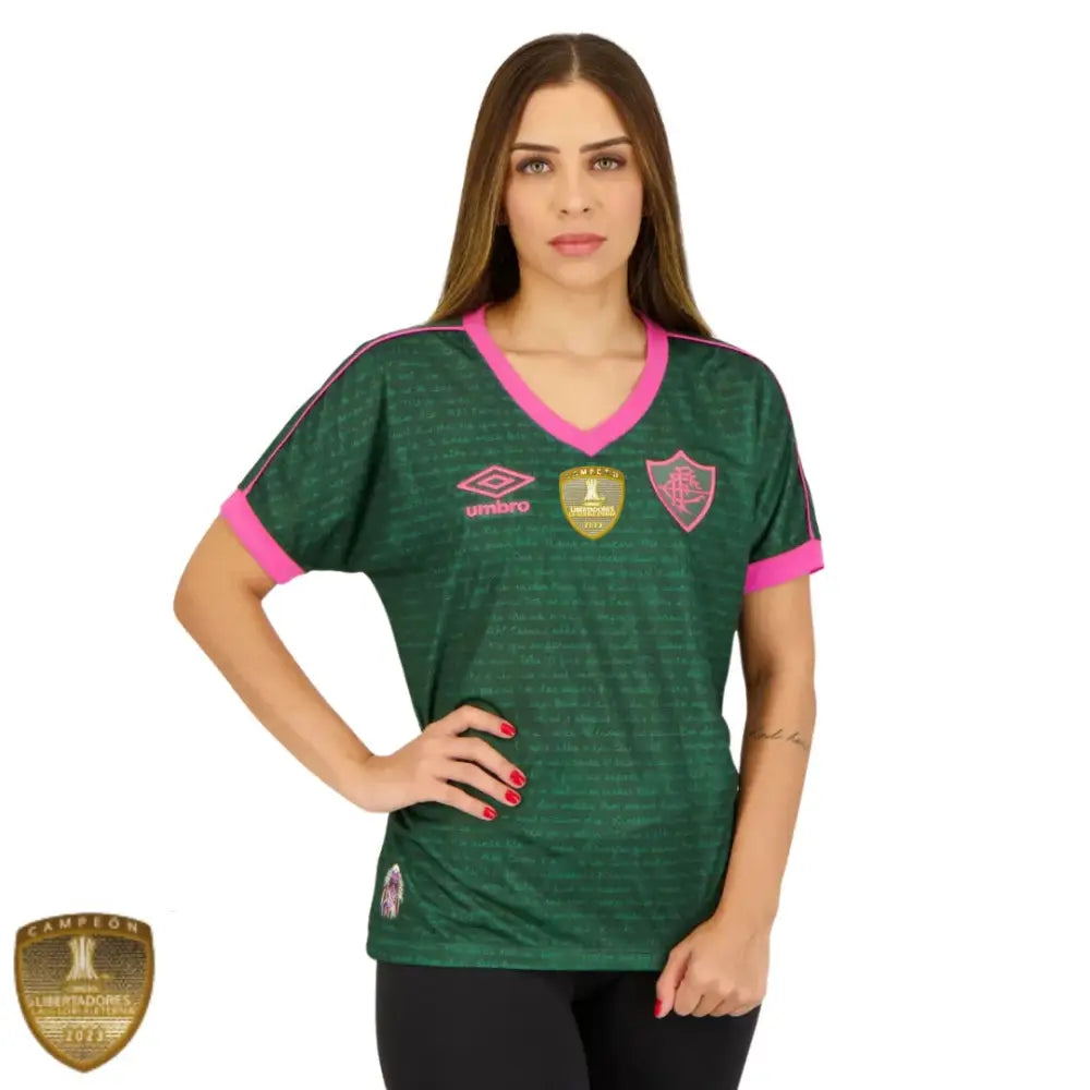 Camisa III Feminina Fluminense 23/24 Cartola Camisas de Futebol