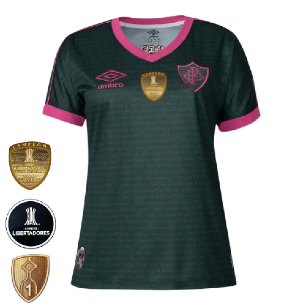 Camisa III Feminina Fluminense 23/24 Cartola Camisas de Futebol