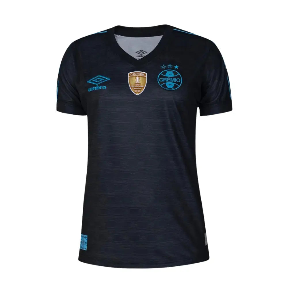 Camisa III Feminina Grêmio 23/24 Preta Camisas de Futebol