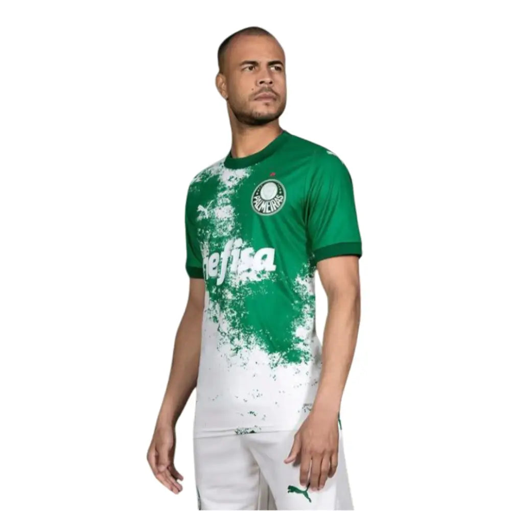 Camisa Palmeiras 2024/25 Junho Verde 2º Tempo Camisas de Futebol