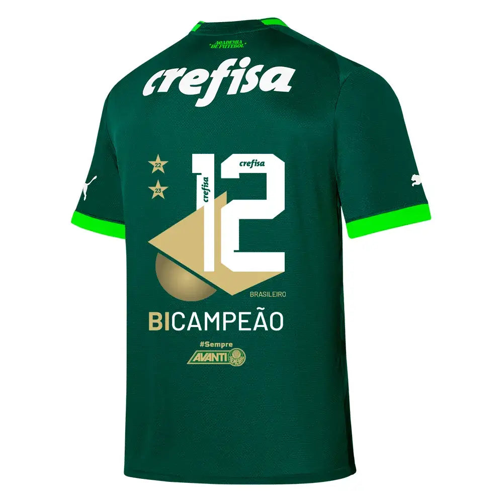 Camisa Palmeiras Dodeca Bicampeão Brasileiro 22/23 Camisas de Futebol