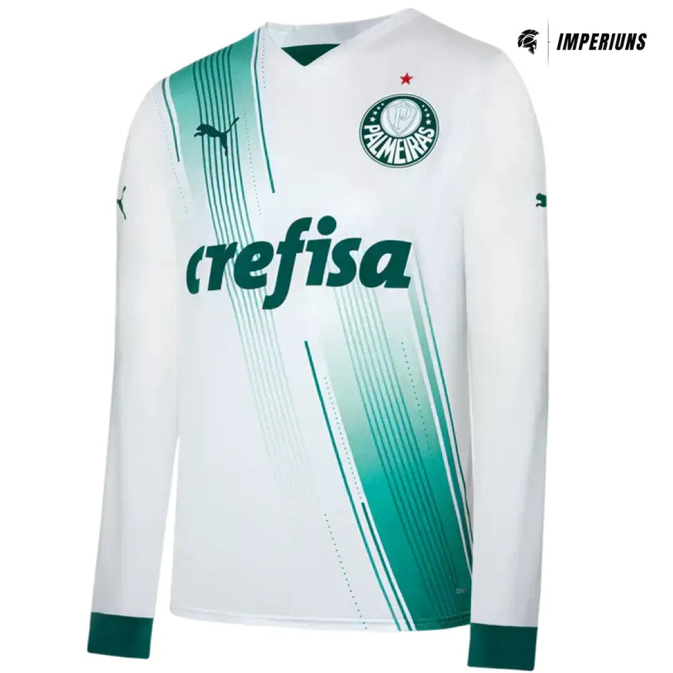 Camisa Palmeiras Manga Longa 23/24 Away Camisas de Futebol