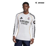 Camisa Real Madrid Manga Longa 2025/26 Home