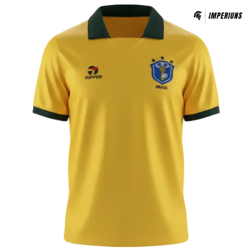 Camisa Retrô 1988 Seleção Brasileira Home