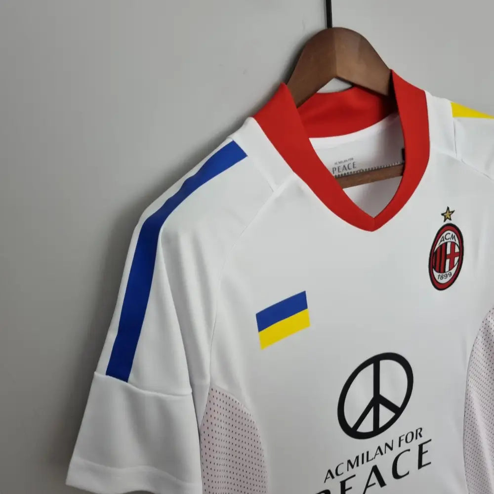 Camisa Retrô AC Milan 2002/03 Away Champions League Edition Camisas de Futebol