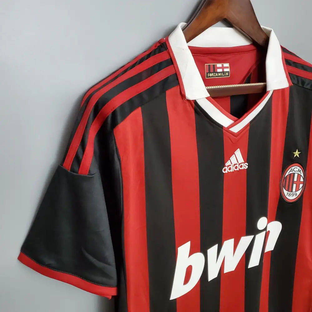 Camisa Retrô AC Milan 2009/10 Home Camisas de Futebol