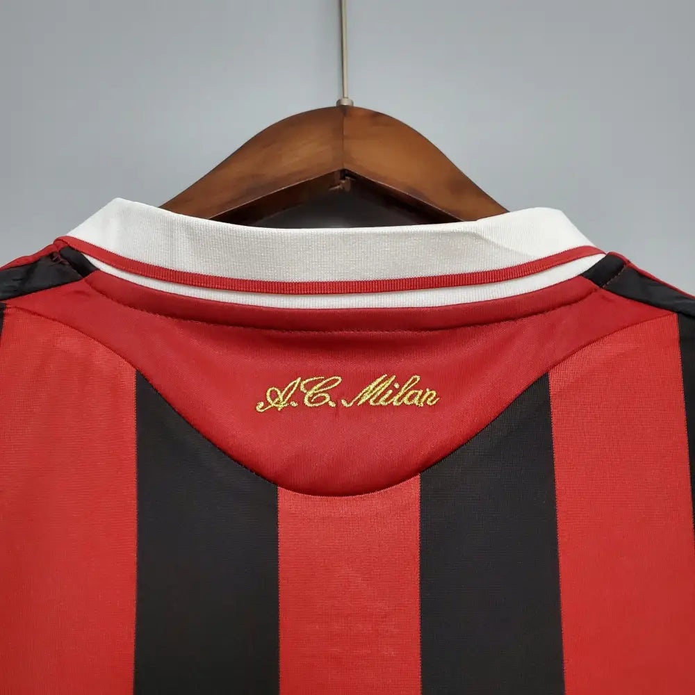 Camisa Retrô AC Milan 2009/10 Home Camisas de Futebol
