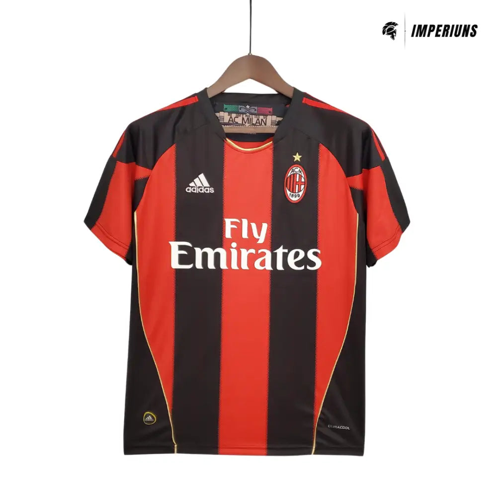 Camisa Retrô AC Milan 2010/11 Home Camisas de Futebol