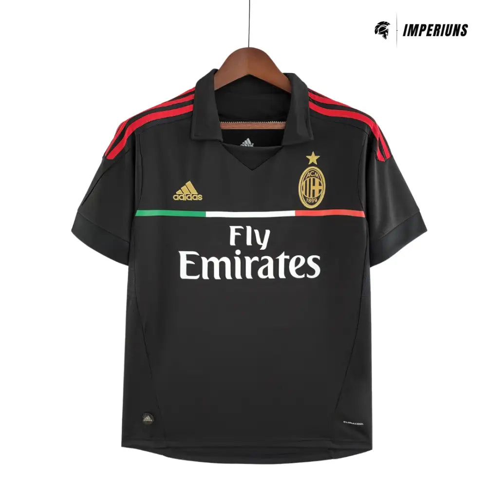 Camisa Retrô AC Milan 2011/12 Terceira Camisas de Futebol