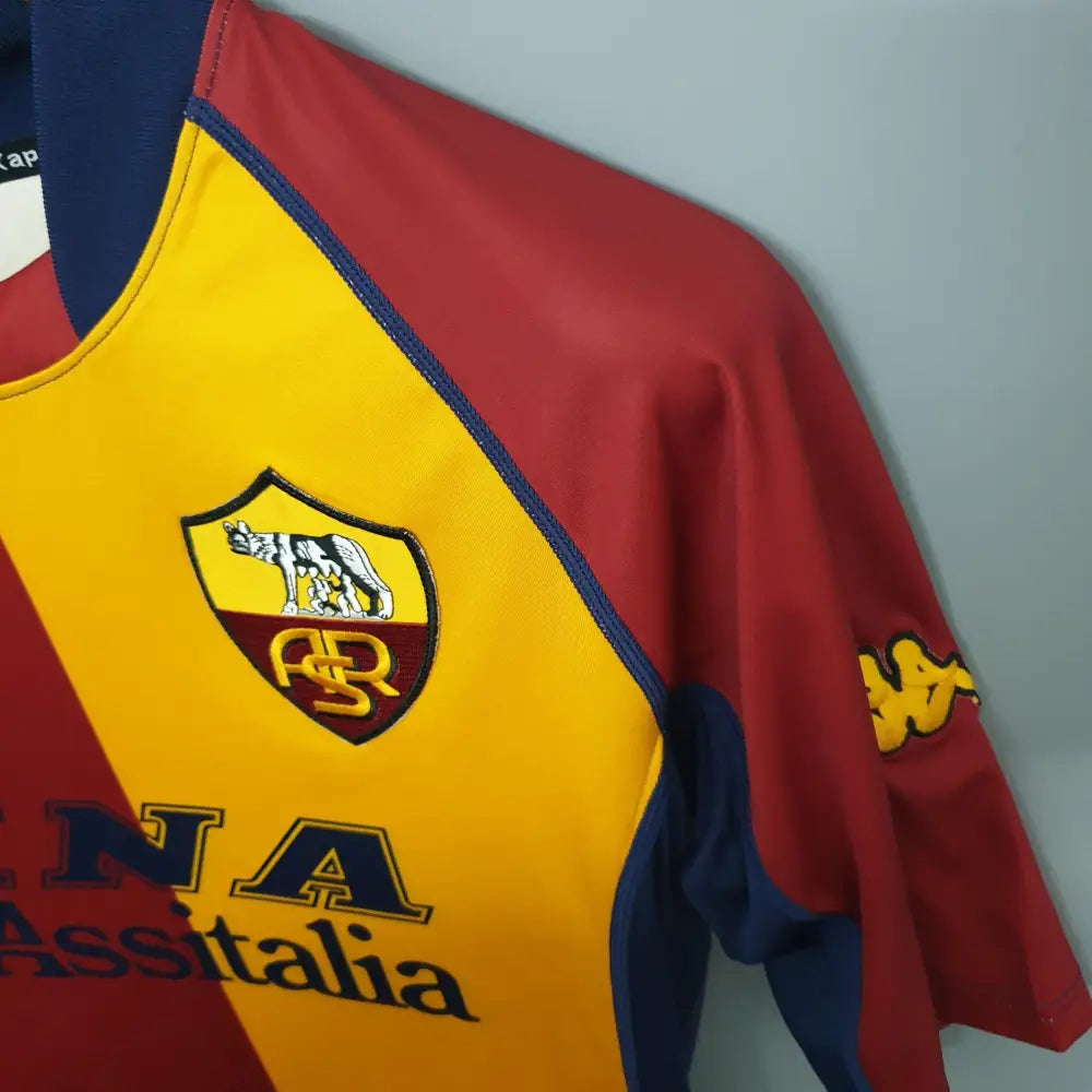 Camisa Retrô AS Roma 2001/02 Home Camisas de Futebol