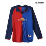 Camisa Retrô Barcelona Manga Longa 1999/00 Edição Centenária