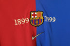 Camisa Retrô Barcelona Manga Longa 1999/00 Edição Centenária Camisas de Futebol