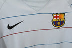 Camisa Retrô Barcelona Manga Longa 2003/04 Away Camisas de Futebol