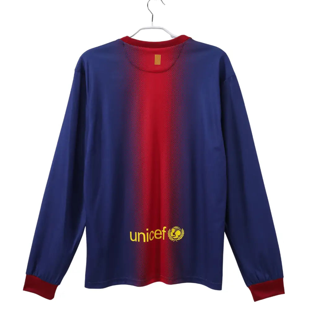 Camisa Retrô Barcelona Manga Longa 2012/13 Home Camisas de Futebol