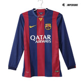 Camisa Retrô Barcelona Manga Longa 2014/15 Home