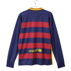 Camisa Retrô Barcelona Manga Longa 2015/16 Home Camisas de Futebol