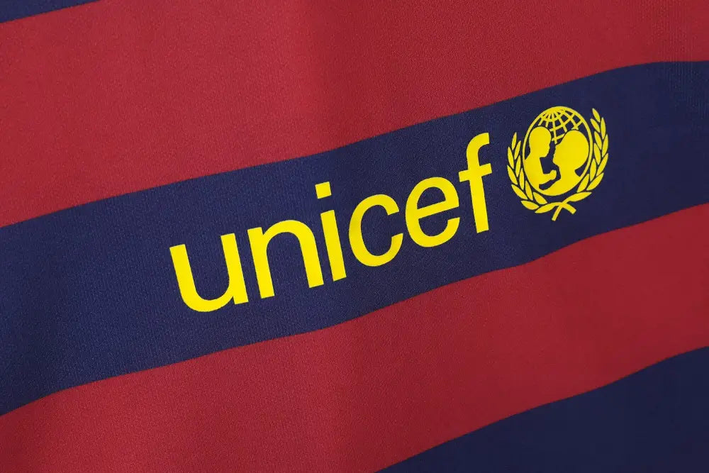 Camisa Retrô Barcelona Manga Longa 2015/16 Home Camisas de Futebol