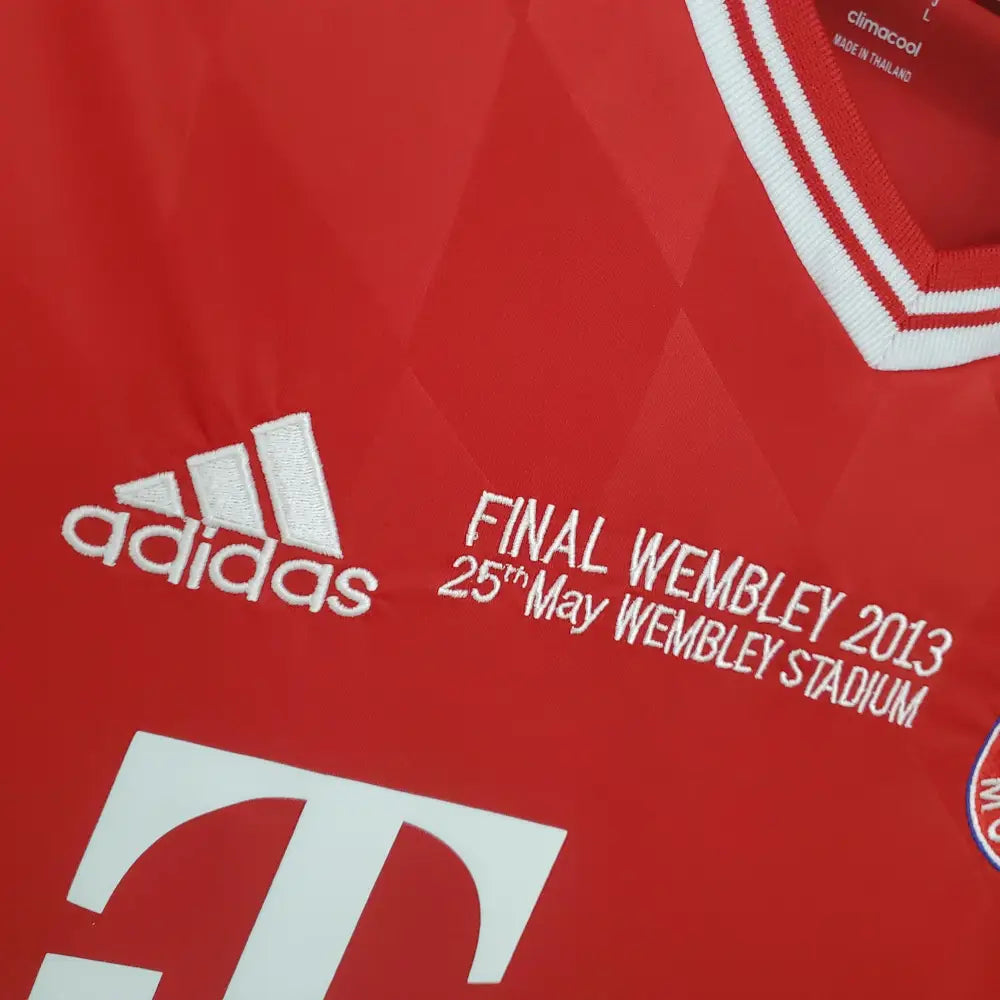 Camisa Retrô Bayern de Munique 2013/14 Home Champions League Edition Camisas de Futebol
