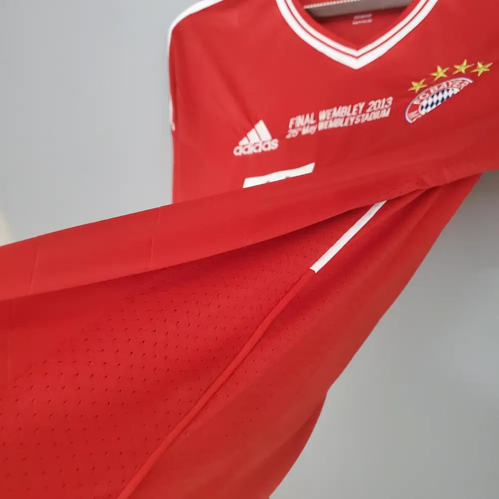 Camisa Retrô Bayern de Munique 2013/14 Home Champions League Edition Camisas de Futebol